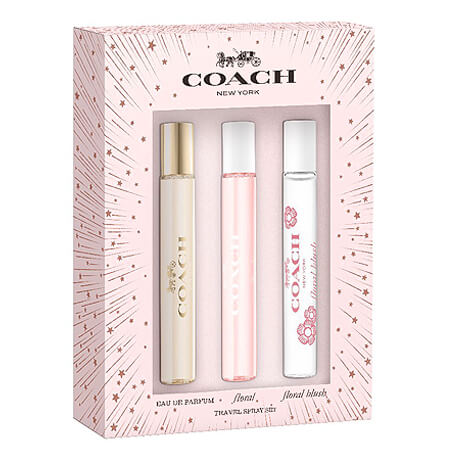 Coach Travel Fragrance Set 7.5 ml (Limited Edition) เซ็ตน้ำหอมที่สะท้อนภาพของหญิงสาวยุคใหม่ ผู้ที่เปี่ยมไปด้วยจิตวิญญาณอันสดใส และมองโลกในแง่ดี